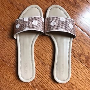 Aldo Rose Gold Sandals